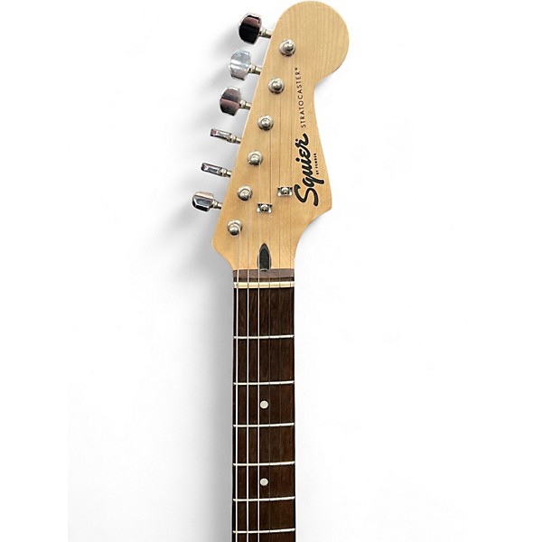 Used Squier Standard Stratocaster White Solid Body Electric Guitar