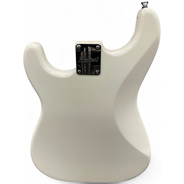Used Squier Standard Stratocaster White Solid Body Electric Guitar
