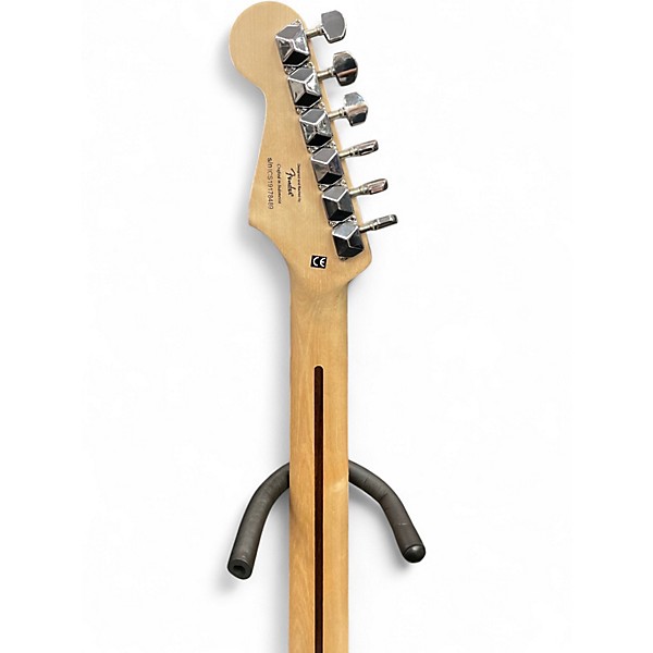 Used Squier Standard Stratocaster White Solid Body Electric Guitar