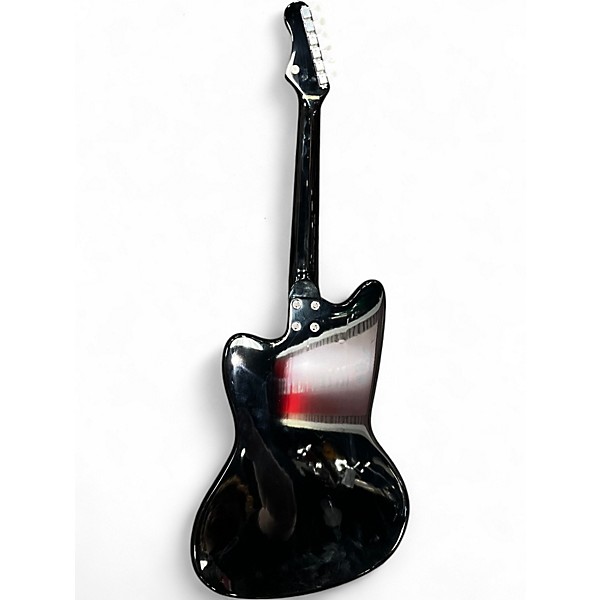 Used Silvertone 1478 REISSUE Black Solid Body Electric Guitar