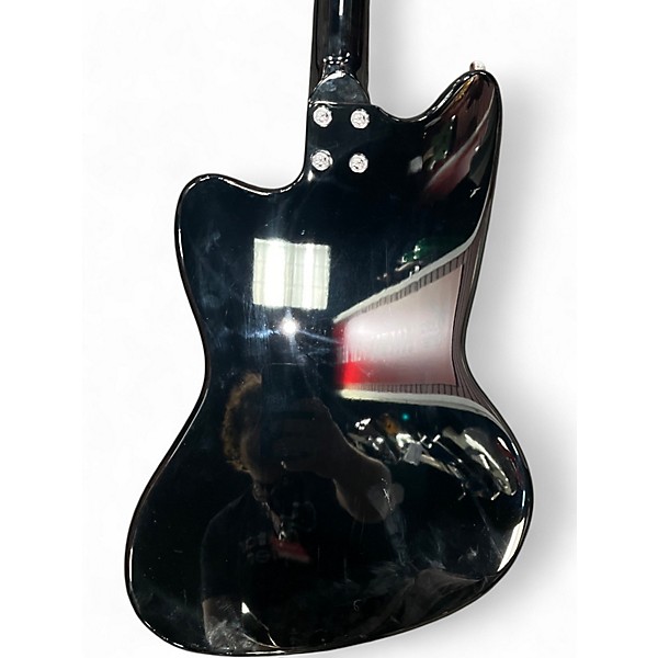 Used Silvertone 1478 REISSUE Black Solid Body Electric Guitar