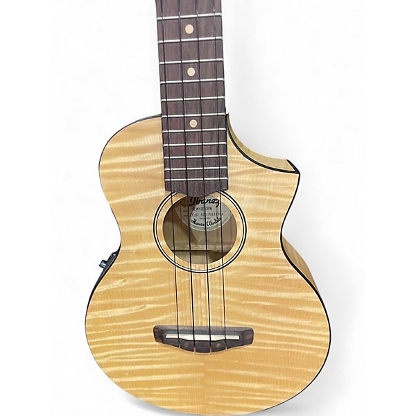 Used Ibanez UEW12E-OPN Maple Ukulele