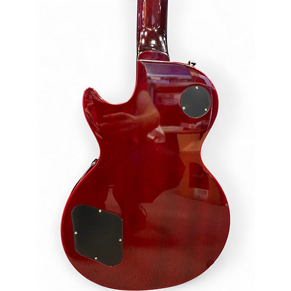 Used 2025 Epiphone Les Paul Custom Red Solid Body Electric Guitar
