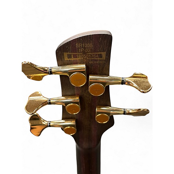 Used Ibanez SR1305 Natural Electric Bass Guitar