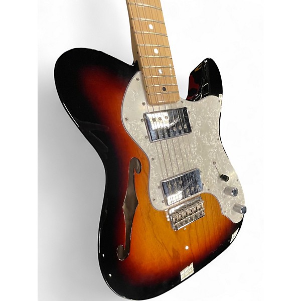 Used Fender Classic Series '72 Telecaster Thinline 2 Tone Sunburst Hollow Body Electric Guitar