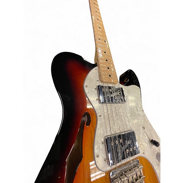 Used Fender Classic Series '72 Telecaster Thinline 2 Tone Sunburst Hollow Body Electric Guitar