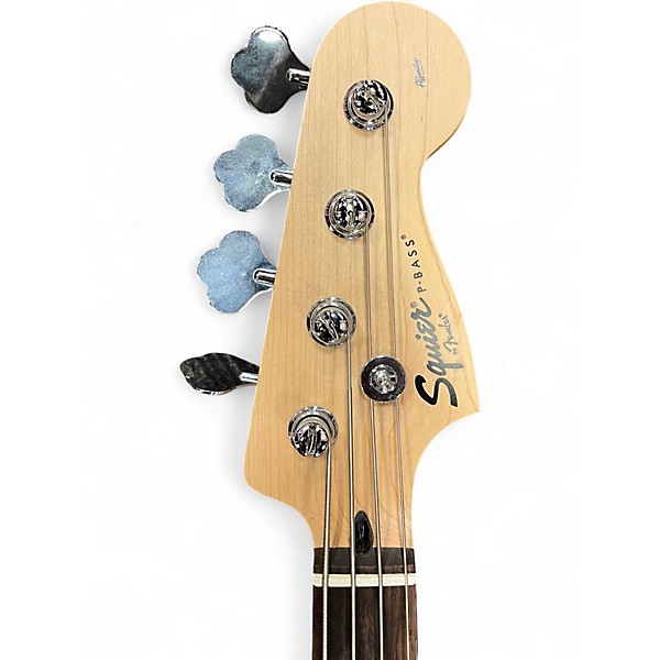 Used Squier Affinity Precision Bass Black Electric Bass Guitar