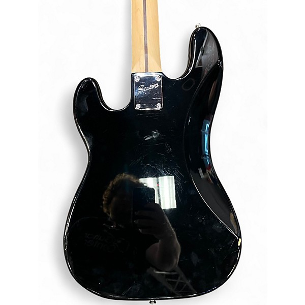 Used Squier Affinity Precision Bass Black Electric Bass Guitar