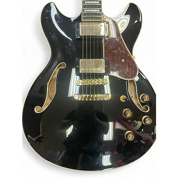 Used Ibanez AS93BC-BK Black Hollow Body Electric Guitar