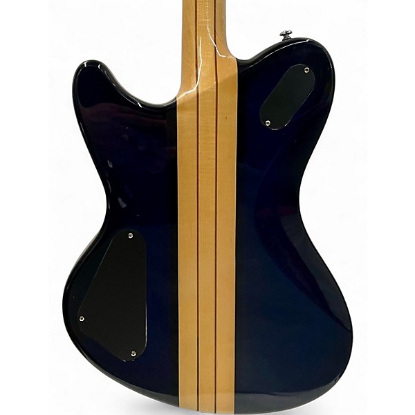 Used Schecter Guitar Research Dan Donegan Ultra Signature See-Thru Blue Solid Body Electric Guitar