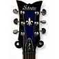 Used Schecter Guitar Research Dan Donegan Ultra Signature See-Thru Blue Solid Body Electric Guitar