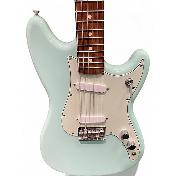 Used Fender Duo Sonic Seafoam Green Solid Body Electric Guitar