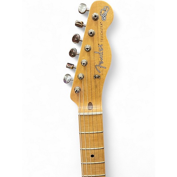 Used Fender Brad Paisley Road Worn Telecaster Silver Sparkle Solid Body Electric Guitar