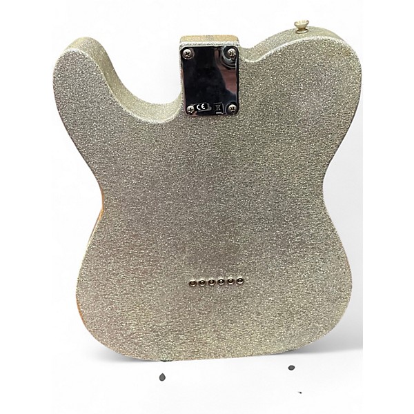 Used Fender Brad Paisley Road Worn Telecaster Silver Sparkle Solid Body Electric Guitar