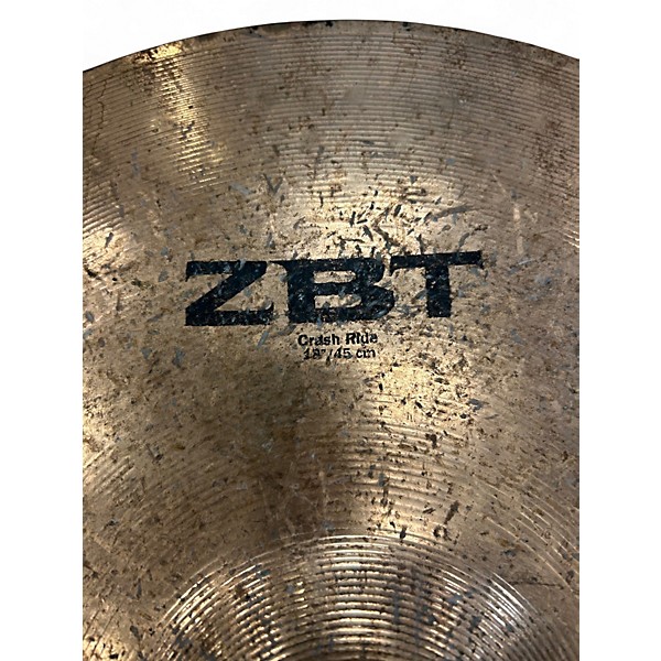 Used Zildjian 18in ZBT Crash Ride Cymbal