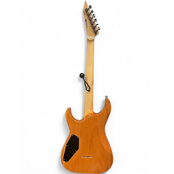 Used 2025 ESP USA HORIZON II DARK LIME SUNBURST Solid Body Electric Guitar