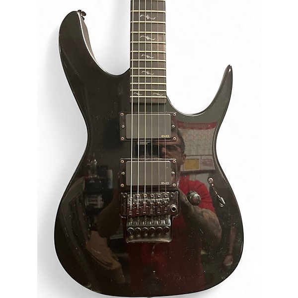 Used Dean DC6 USA Black Solid Body Electric Guitar