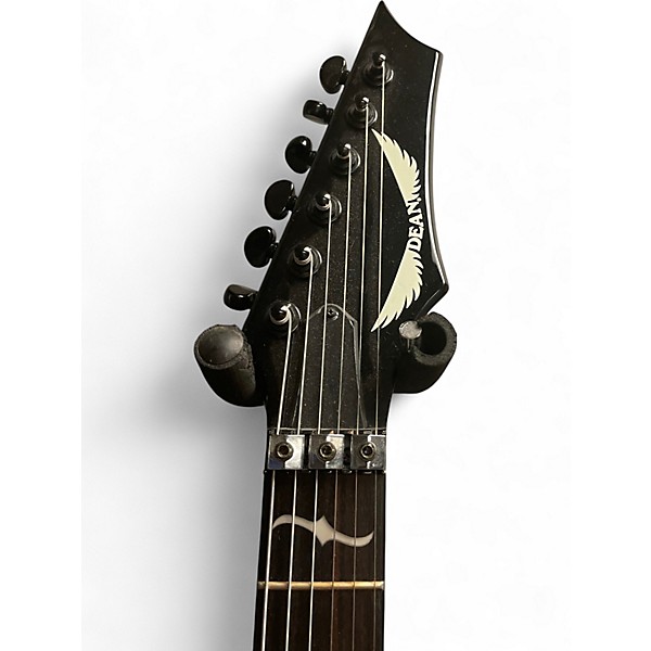 Used Dean DC6 USA Black Solid Body Electric Guitar