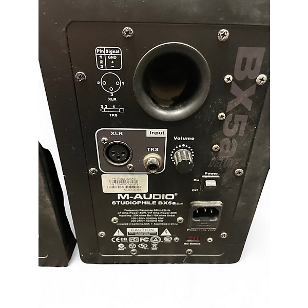 Used M-Audio BX5A Pair Powered Monitor
