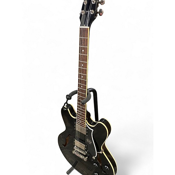 Used The Heritage H535 Ebony Hollow Body Electric Guitar