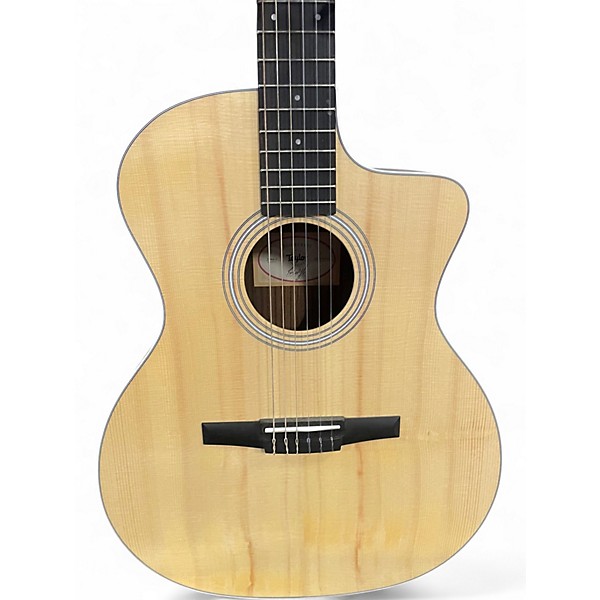 Used Taylor 214CEN Natural Classical Acoustic Electric Guitar