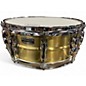Used Yamaha 14X5.5 Recording Custom Snare Brass Drum thumbnail