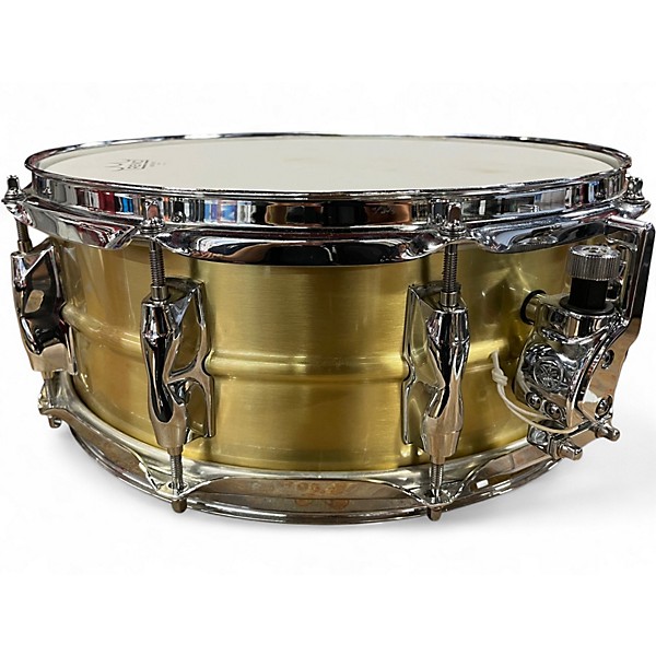 Used Yamaha 14X5.5 Recording Custom Snare Brass Drum