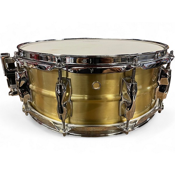 Used Yamaha 14X5.5 Recording Custom Snare Brass Drum