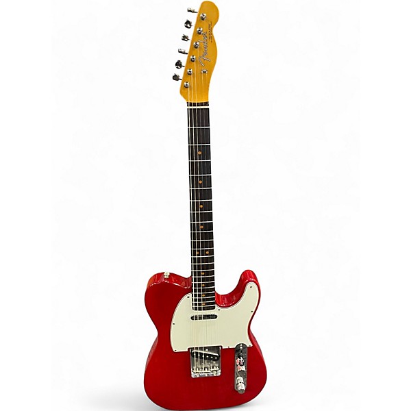 Used Fender AMERICAN VINTAGE II 1963 TELECASTER Crimson Red Trans Solid Body Electric Guitar
