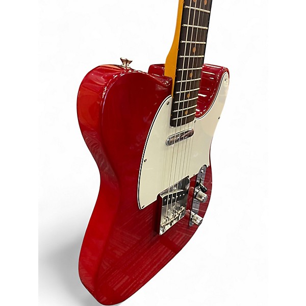 Used Fender AMERICAN VINTAGE II 1963 TELECASTER Crimson Red Trans Solid Body Electric Guitar