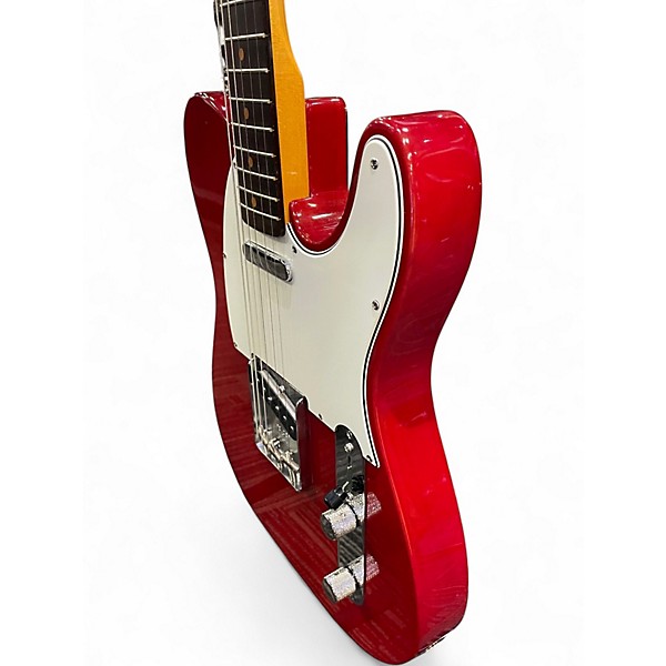 Used Fender AMERICAN VINTAGE II 1963 TELECASTER Crimson Red Trans Solid Body Electric Guitar