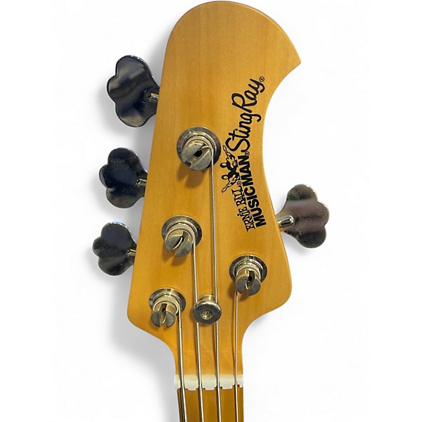 Used Ernie Ball Music Man Stingray H Black Electric Bass Guitar