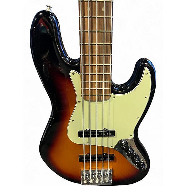 Used Fender Player Plus Jazz Bass V 3 Color Sunburst Electric Bass Guitar