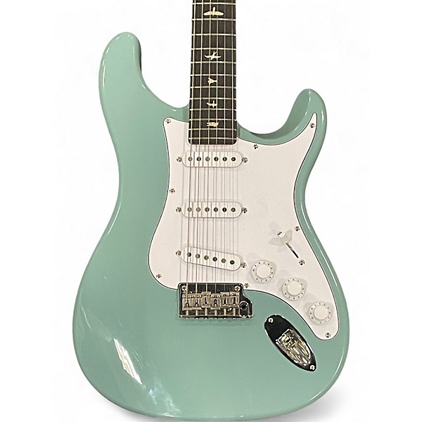 Used PRS SE Silver Sky STONE BLUE Solid Body Electric Guitar