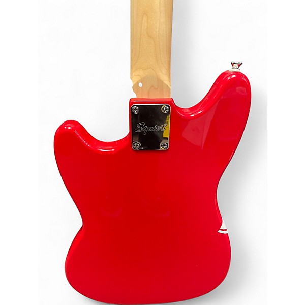 Used Squier MUSTANG RED Solid Body Electric Guitar