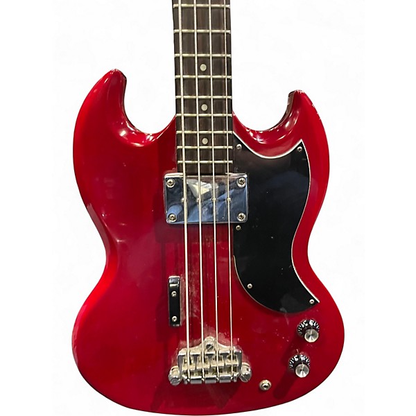 Used Epiphone EB0 Heritage Cherry Electric Bass Guitar