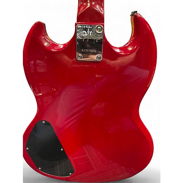 Used Epiphone EB0 Heritage Cherry Electric Bass Guitar