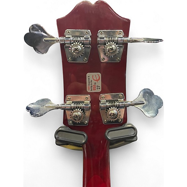 Used Epiphone EB0 Heritage Cherry Electric Bass Guitar