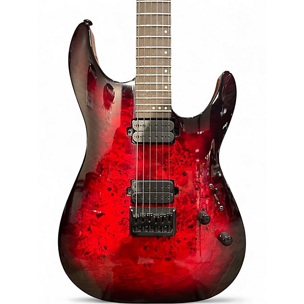 Used 2021 Schecter Guitar Research CR-6 Black Cherry Solid Body Electric Guitar