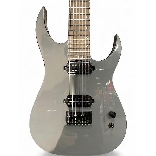 Used 2022 Schecter Guitar Research KM-7 MK-III GREY Solid Body Electric Guitar