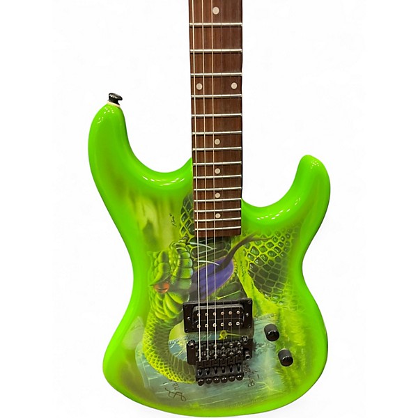 Used Kramer Snake Sabo Baretta Snake Green Solid Body Electric Guitar