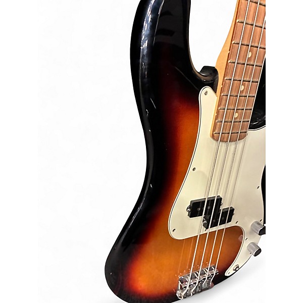 Used Fender Player Precision Bass 2 Color Sunburst Electric Bass Guitar