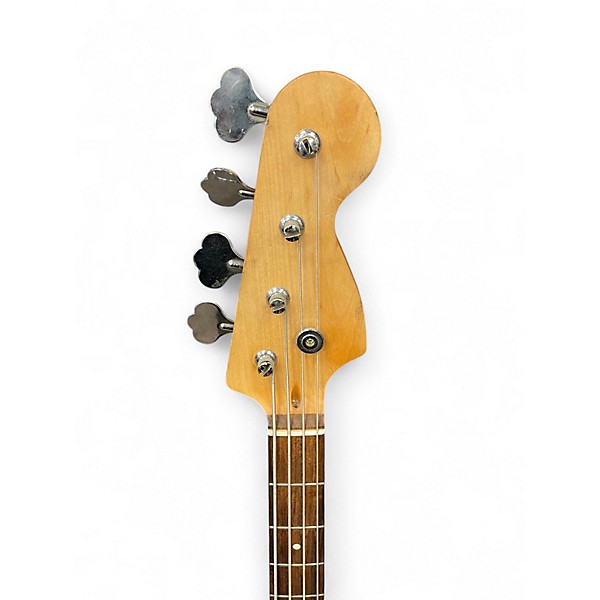 Used Squier Precision Bass YELLOW Electric Bass Guitar