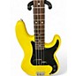 Used Squier Precision Bass YELLOW Electric Bass Guitar