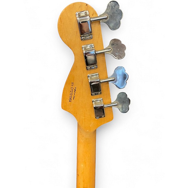 Used Squier Precision Bass YELLOW Electric Bass Guitar