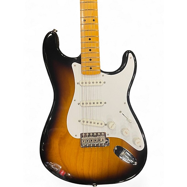 Used Fender 70TH ANNIVERSARY AMERICAN VINTAGE II 1954 STRATOCASTER 2 Color Sunburst Solid Body Electric Guitar
