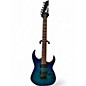 Used Ibanez RG6003FM Sapphire Blue Flat Solid Body Electric Guitar thumbnail