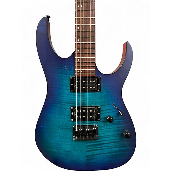 Used Ibanez RG6003FM Sapphire Blue Flat Solid Body Electric Guitar