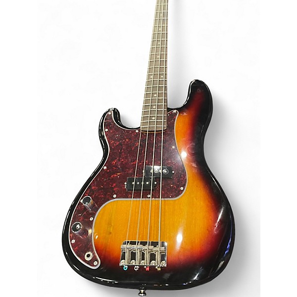 Used Squier Classic Vibe 1960S Precision Bass 3 Color Sunburst Electric Bass Guitar