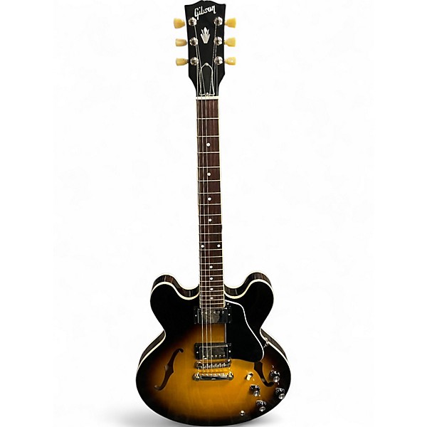 Used Gibson ES335 Tobacco Burst Hollow Body Electric Guitar